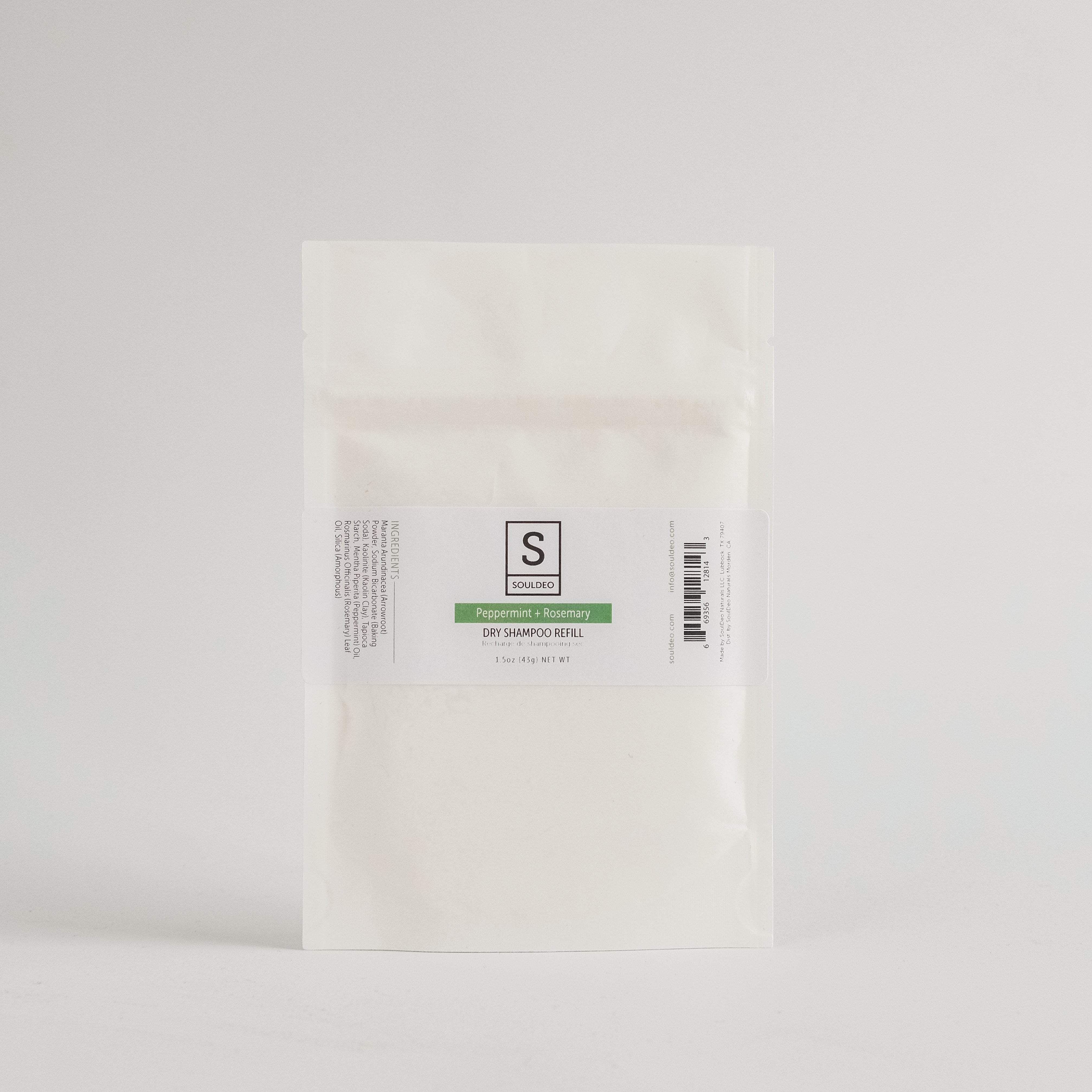 Peppermint + Rosemary Dry Shampoo