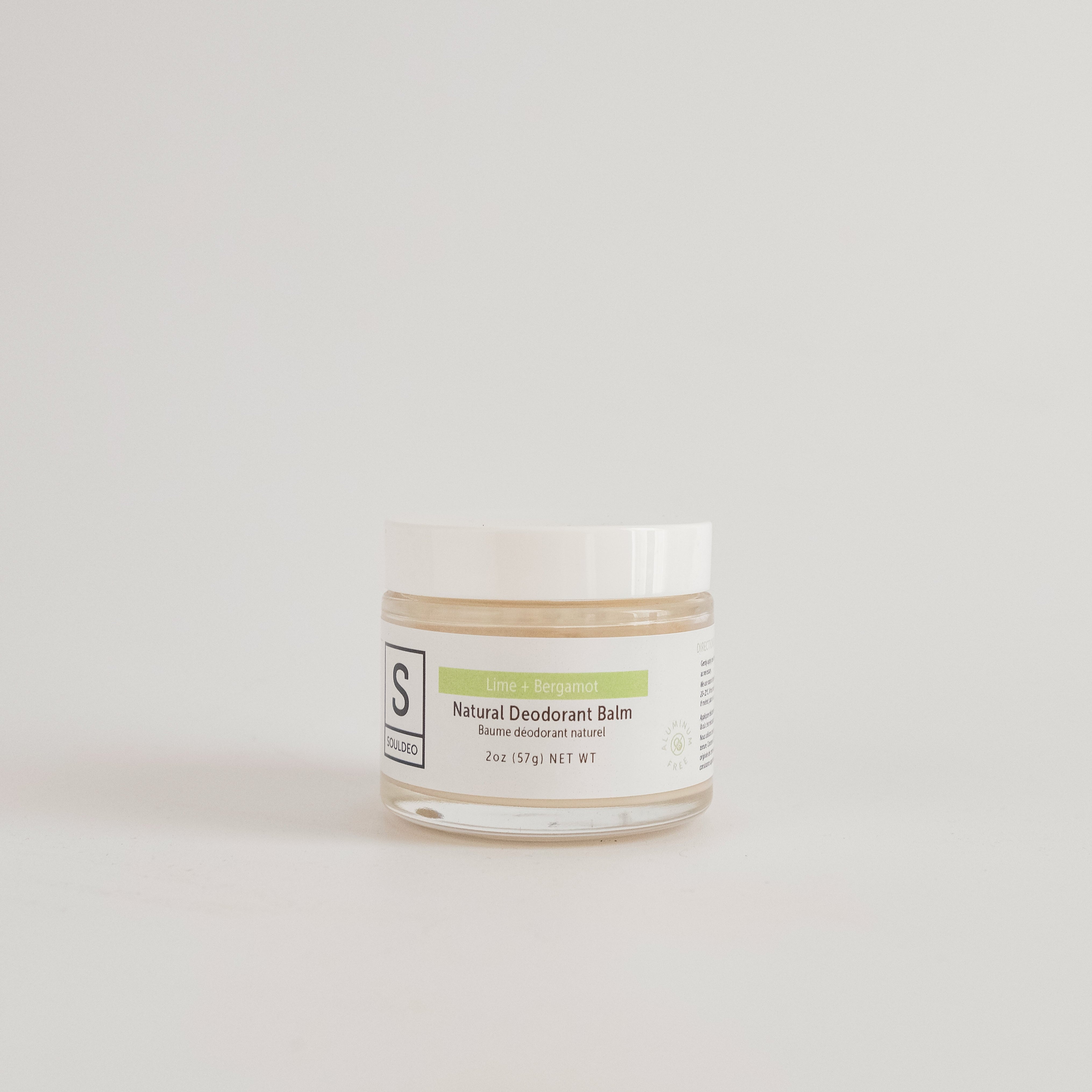 Lime + Bergamot Deodorant Balm