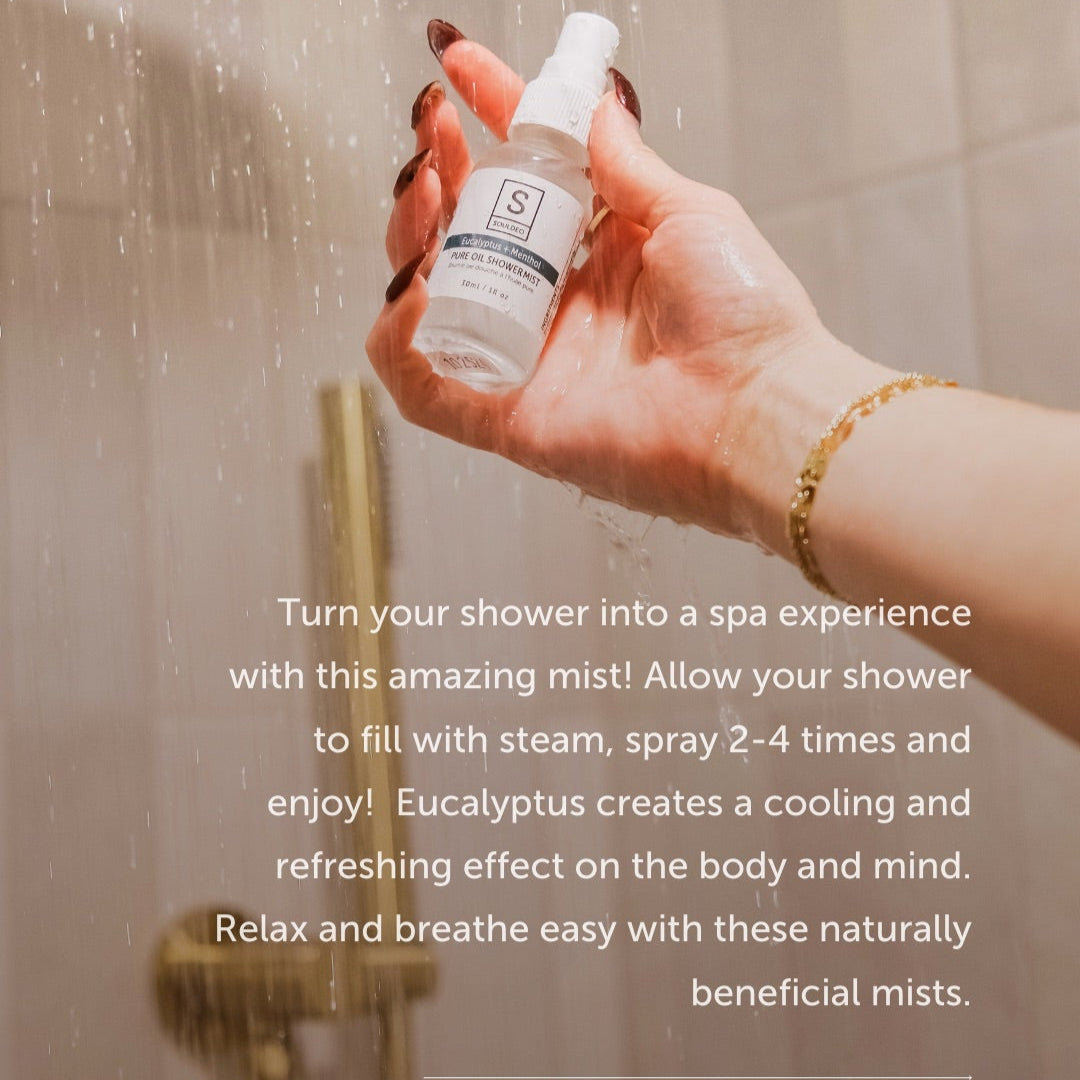 Natural Lavender Eucalyptus Shower Mist – SoulDeo Naturals Canada
