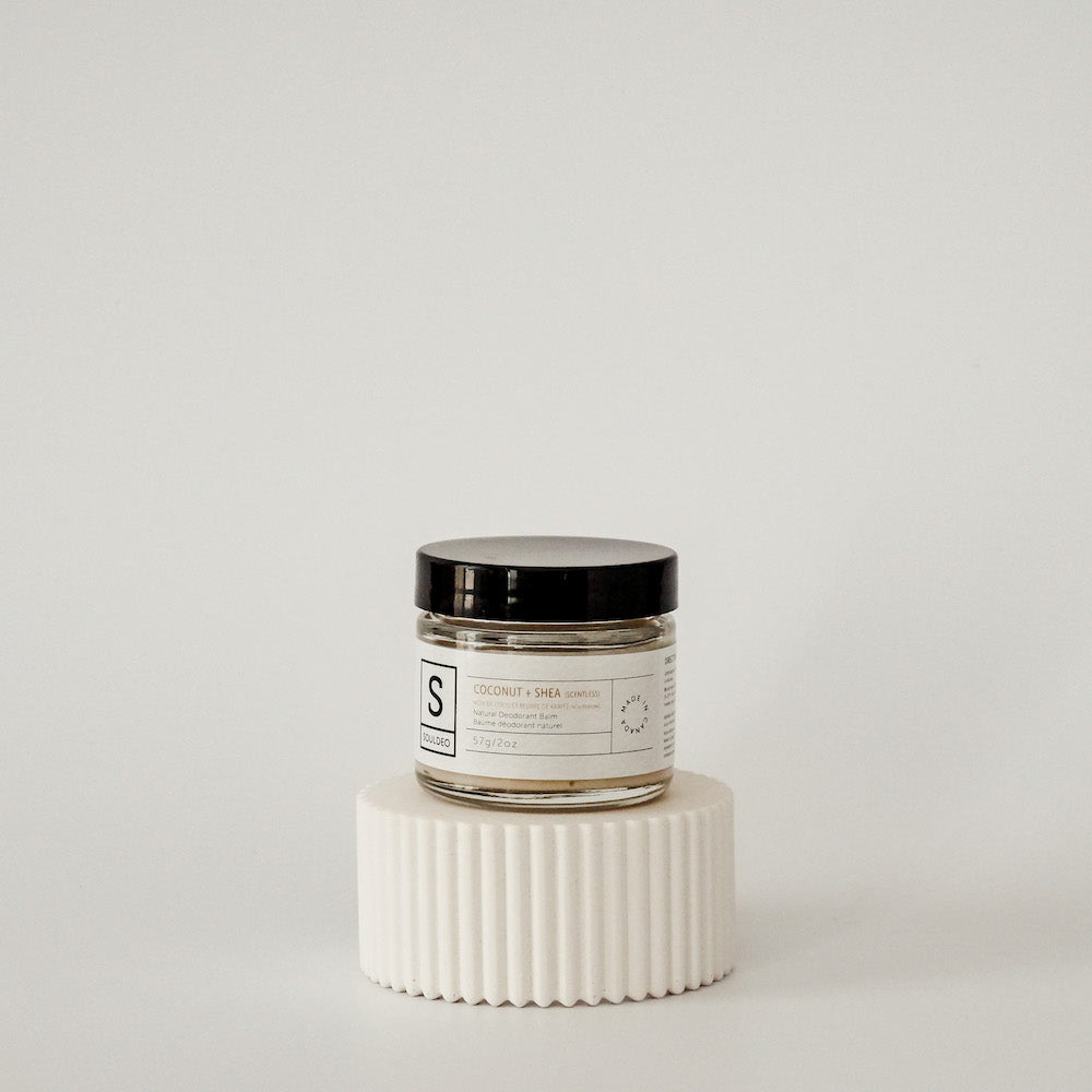 Coconut + Shea (scentless) Deodorant Balm