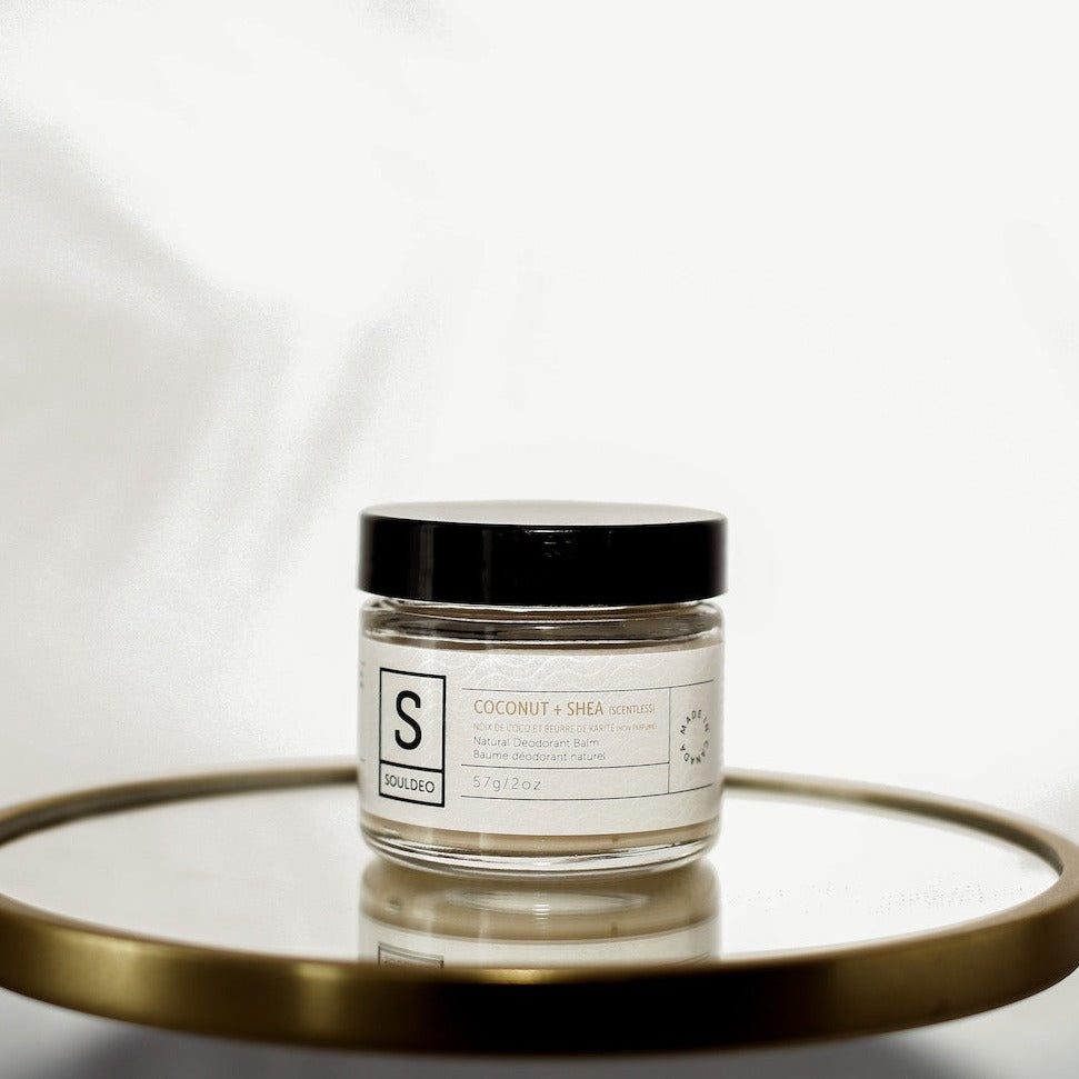 Coconut + Shea (scentless) Deodorant Balm